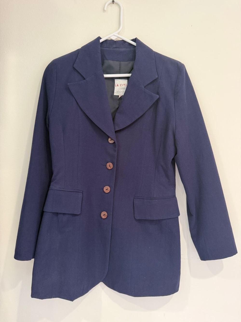 LA City Navy Women's Blazer Jacket